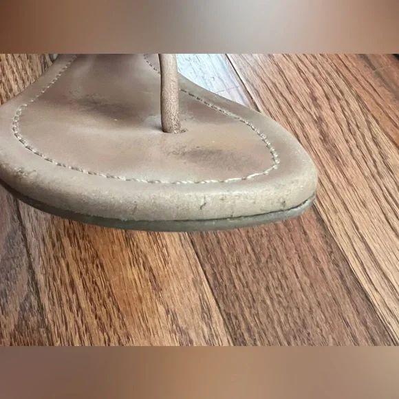 Tory Burch Women's Miller Soft Calf Leather Sandals Sz 7.5 - Picture 7 of 10